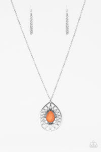 Summer Sunbeam Orange Necklace Set