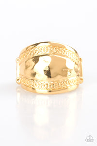 Paparazzi Sunset Groove Gold Ring