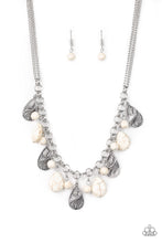 Load image into Gallery viewer, Paparazzi Terra Tranquility White Necklace Set