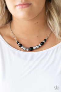Paparazzi The Big-Leaguer and Very VIP Black Necklace Set