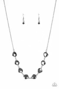 Paparazzi The Imperfectionist Silver Necklace Set