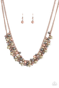Paparazzi The FIERCE Lady Multi Copper Necklace Set