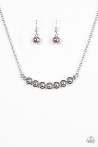 Paparazzi The Ruling Class Silver Necklace Set