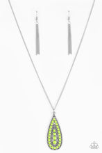Load image into Gallery viewer, Paparazzi Tiki Tease Green Necklace Set
