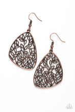 Load image into Gallery viewer, Paparazzi Time To LEAF Copper Earrings