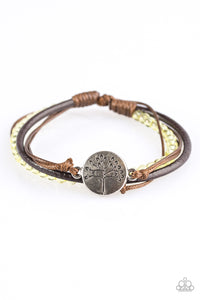Paparazzi Treetop Treasure Yellow Bracelet