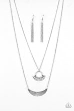 Load image into Gallery viewer, Paparazzi Tribal Trek Silver Necklace Set