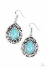 Load image into Gallery viewer, Paparazzi Tribal Tango Blue Earrings
