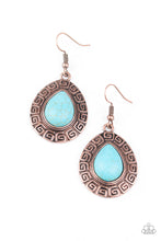 Load image into Gallery viewer, Paparazzi Tribal Tango Copper Earrings