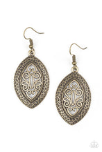 Load image into Gallery viewer, Paparazzi Tribal Tribute Brass Earrings