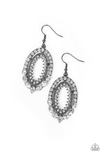 Load image into Gallery viewer, Trophy Shimmer Black Earrings