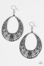 Load image into Gallery viewer, Paparazzi Tundra Texture Silver Earrings