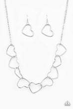 Load image into Gallery viewer, Unbreak My Heart Silver Necklace Set