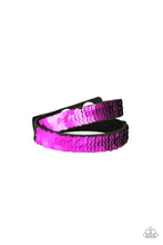 Load image into Gallery viewer, Paparazzi Under The SEQUINS Purple Double Bracelet