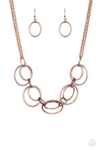 Load image into Gallery viewer, Urban Orbit Copper Necklace Set