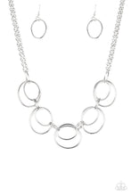 Load image into Gallery viewer, Urban Orbit Silver Necklace Set