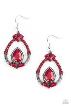 Load image into Gallery viewer, Vogue Voyager Red Earrings