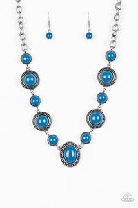 Paparazzi Voyager Vibes Blue Necklace Set