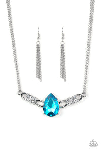 Way To Make An Entrance Blue Necklace Set