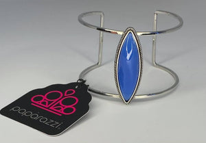 What you SEER is What You Get Blue Cuff Bracelet