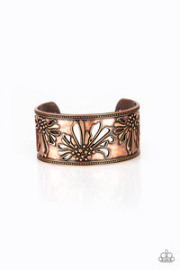 Where the Wildflowers Are Copper Bracelet