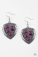 Load image into Gallery viewer, Wild Heart Wonder Purple Earrings