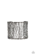Load image into Gallery viewer, Work For WIRE Black Cuff Bracelet