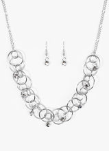 Load image into Gallery viewer, You Cant Handle The Sparkle! Silver Necklace Set