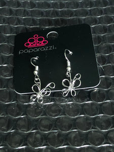 Flight of Fancy Silver Earrings